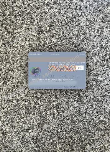 Nauru Eagle Bank Inc mastercard photolook back